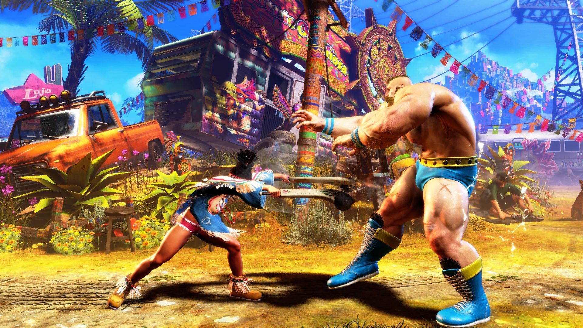 Street Fighter 6, Lily Guide, Lily poking with her standing medium attack