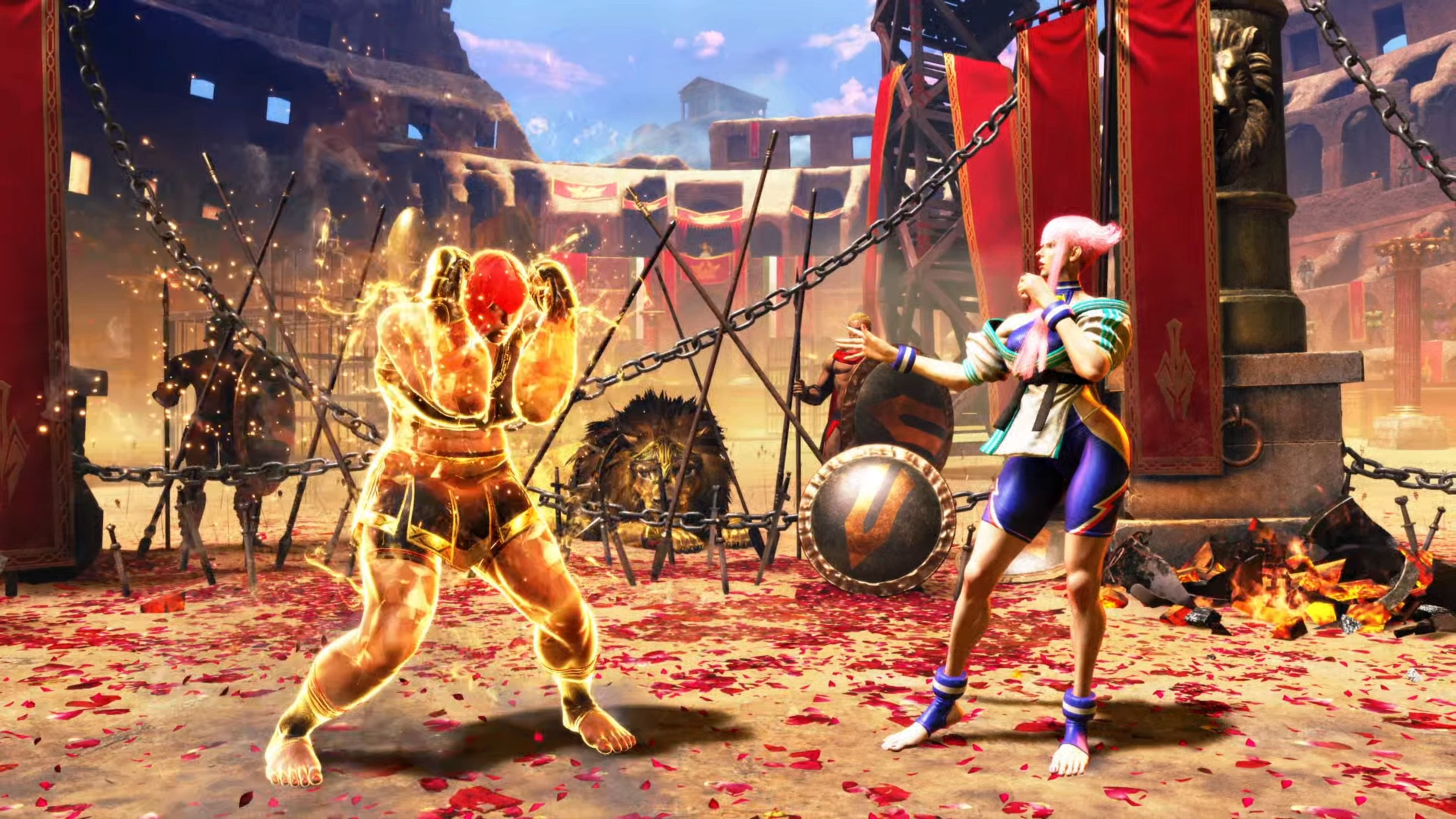 Street Fighter 6, Marisa Guide, Marisa turtling in her Scutum stance