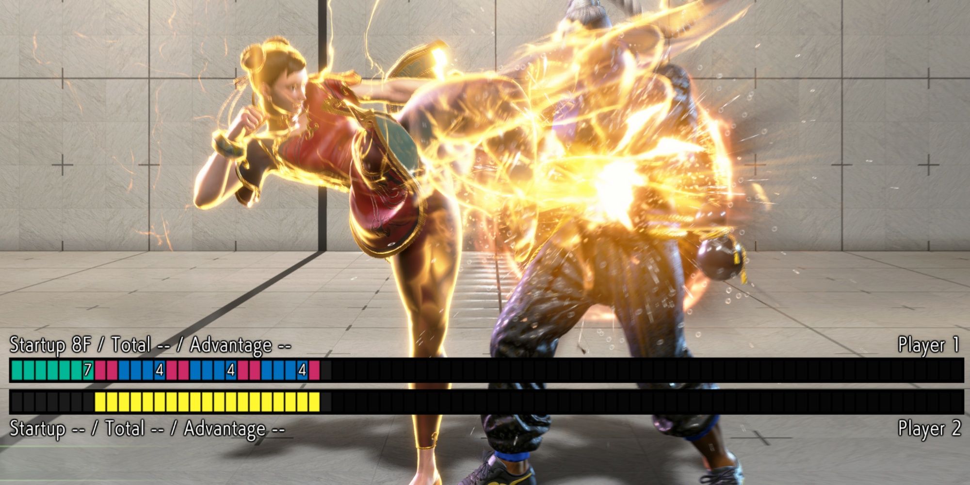 The Frame Data on Chun-Li's Overdrive Lightning Kick in Street Fighter 6