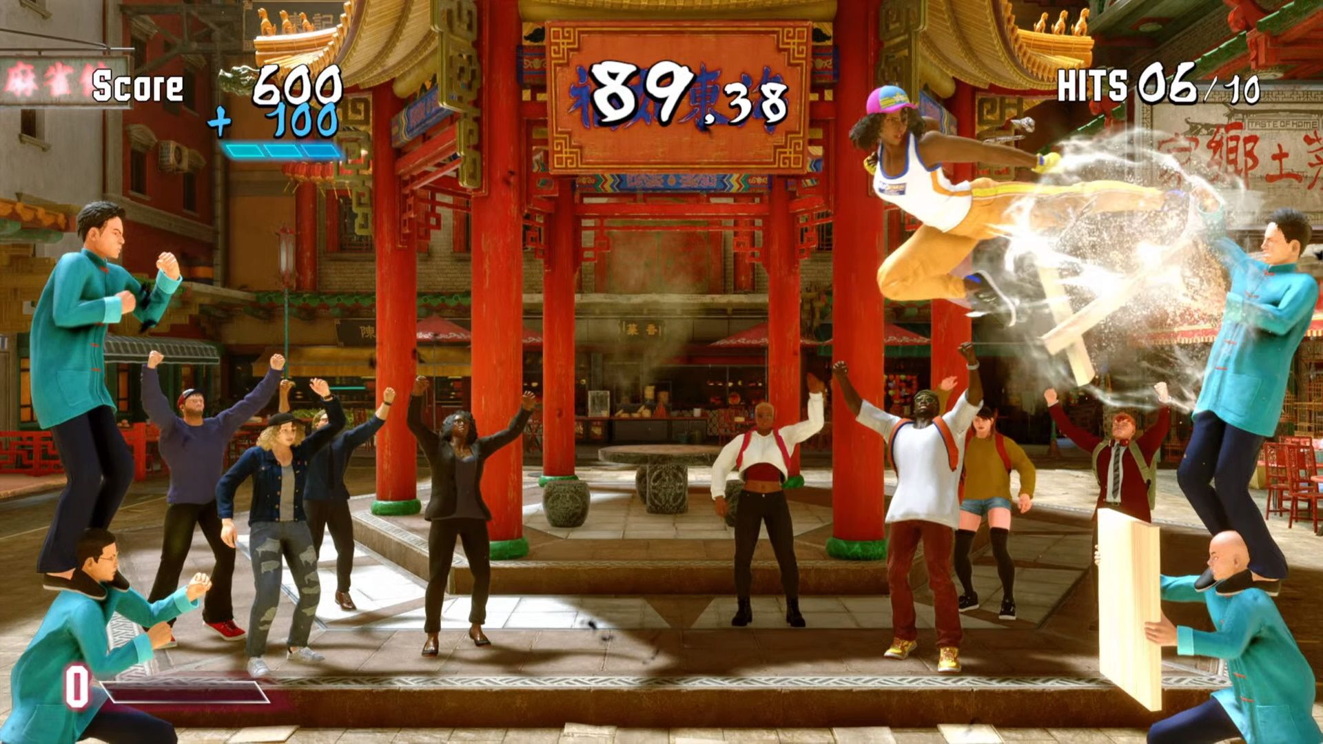 Street Fighter 6, World Tour Chapter 2, Playing Kung Fu Target