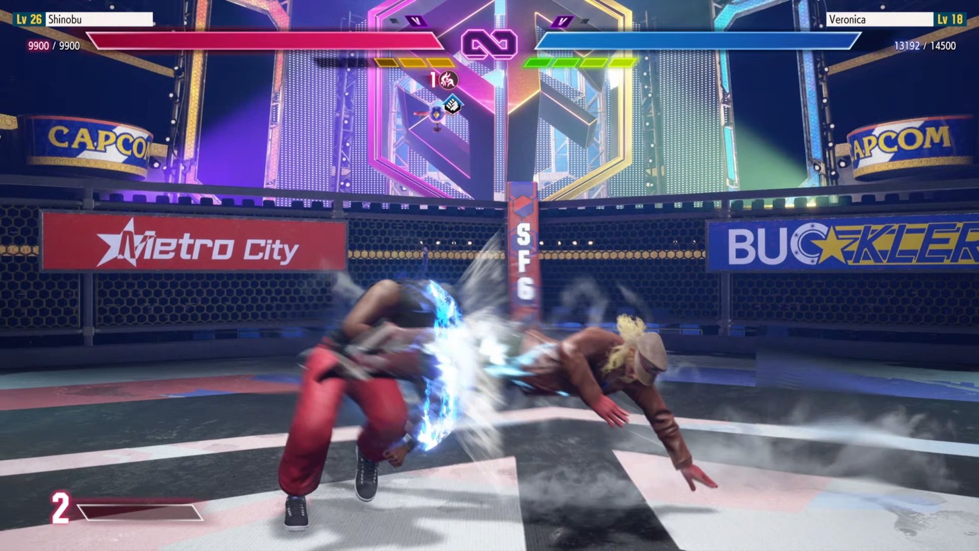 Street Fighter 6, World Tour Chapter 7, Blocking Veronica's attack