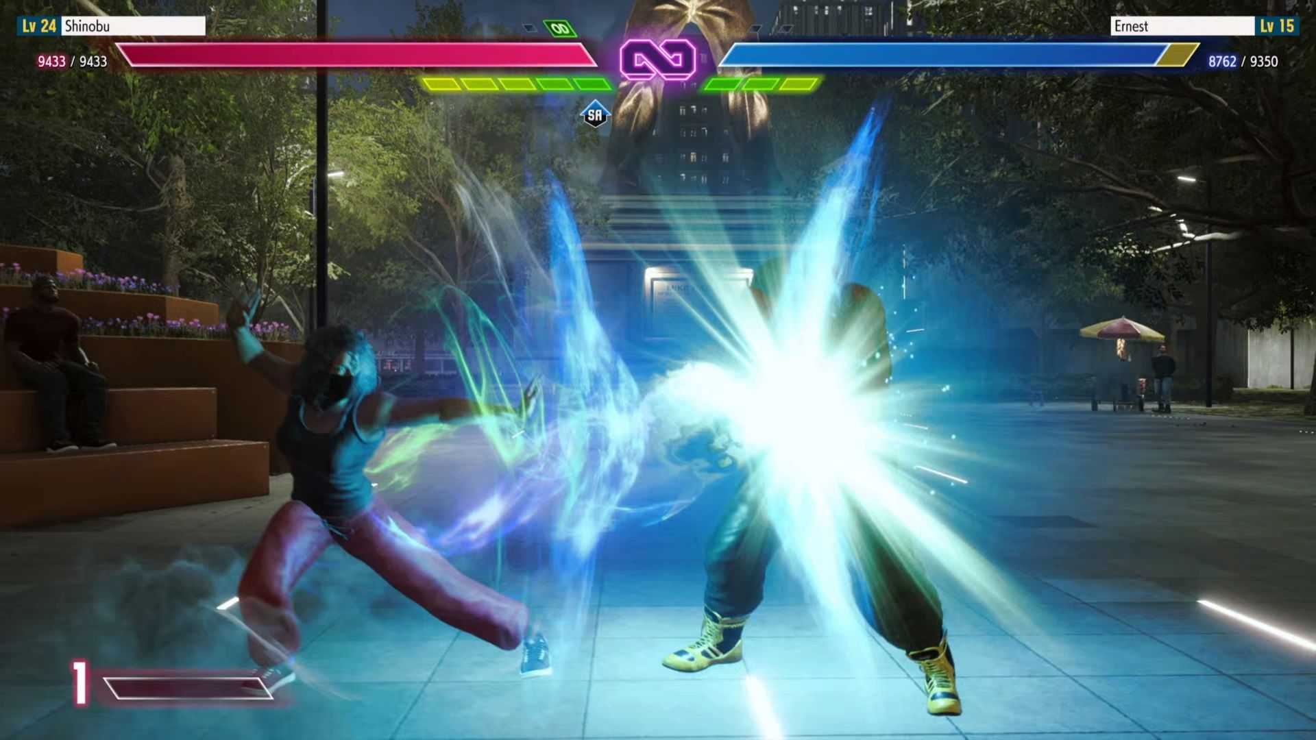 Street Fighter 6, World Tour Chapter 7, Hitting Ernest with a fireball