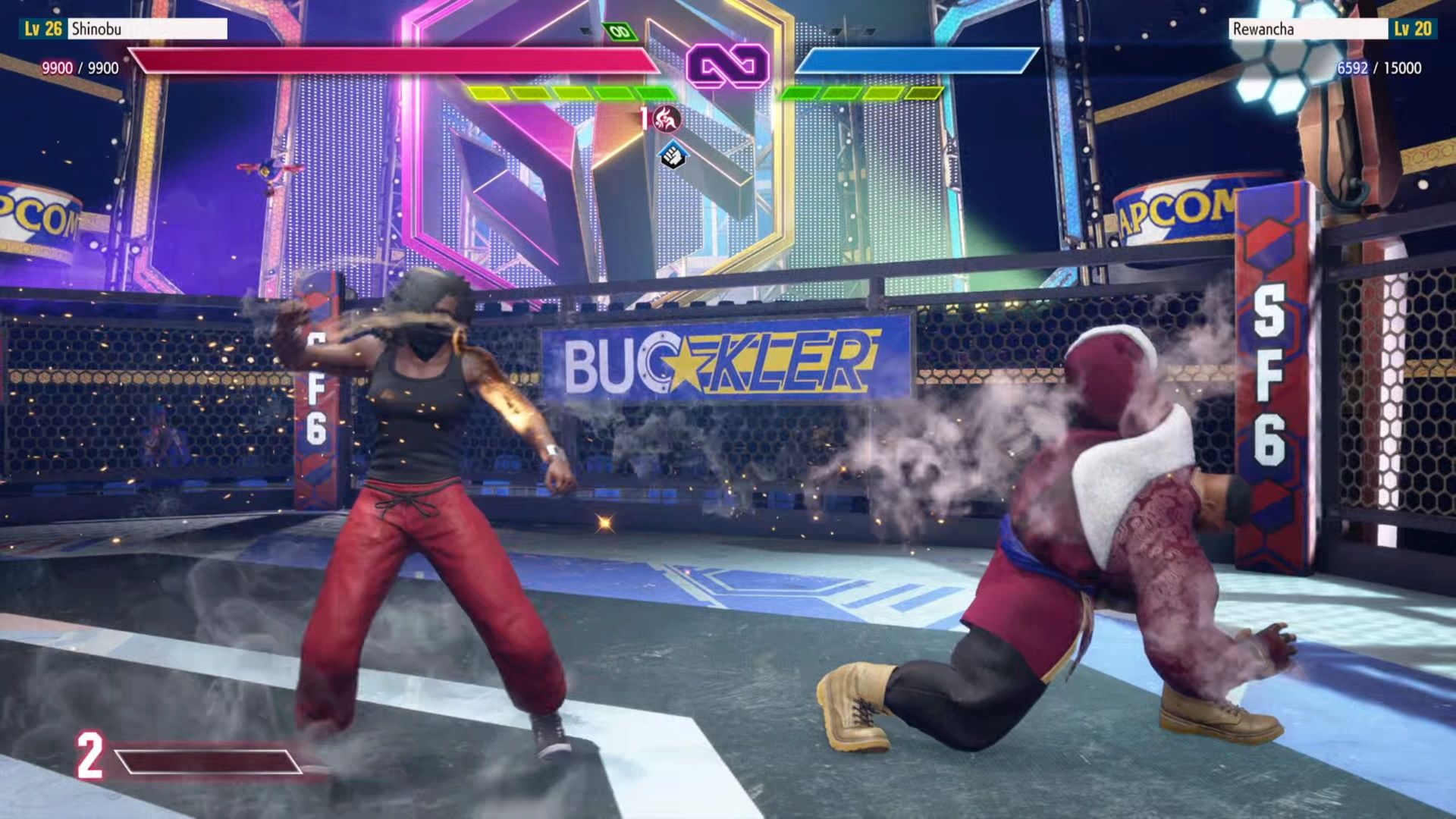 Street Fighter 6, World Tour Chapter 7, Rewancha charging up his punch
