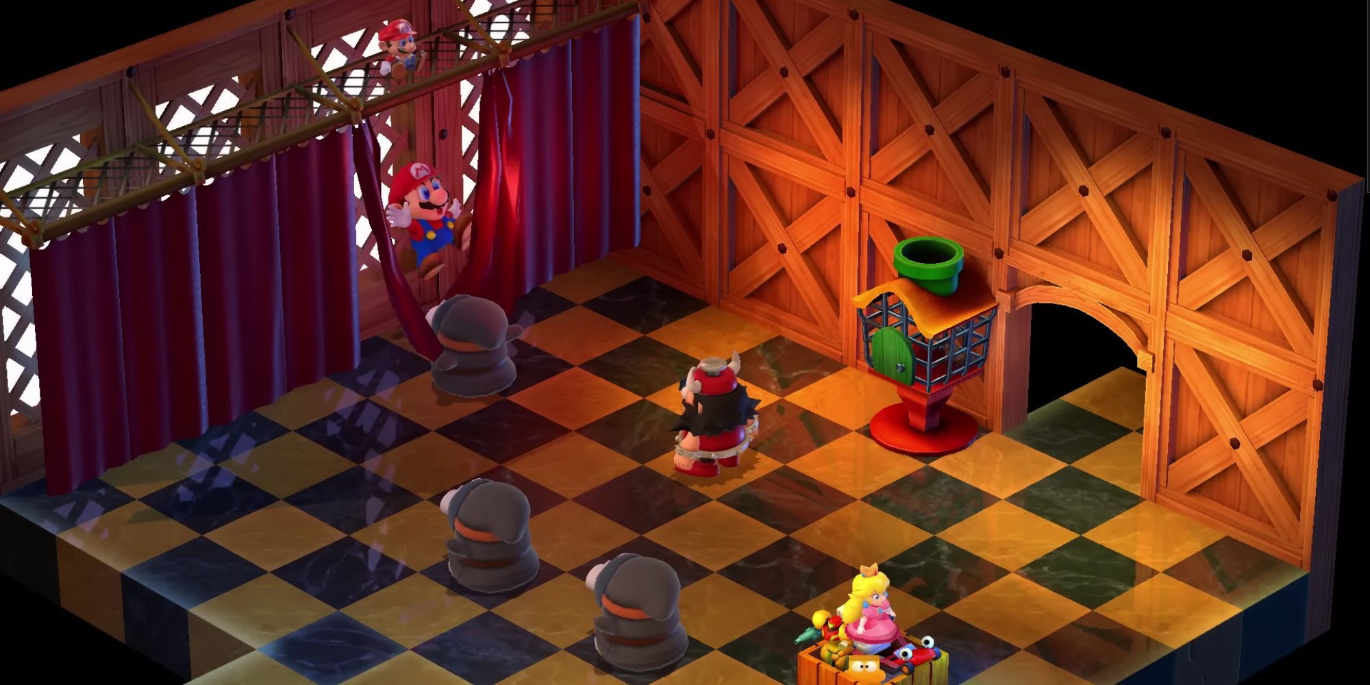 Samus making a cameo in Super Mario RPG.
