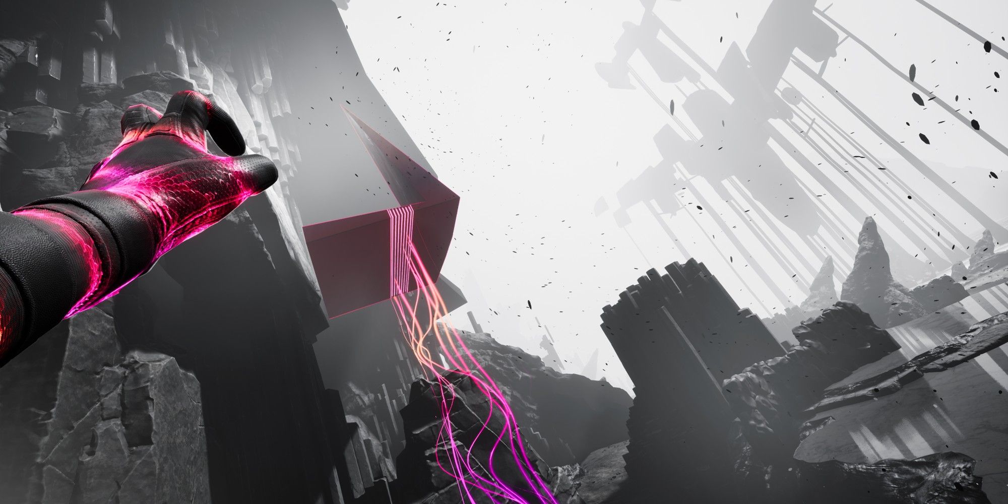 Synapse environment with hand in foreground