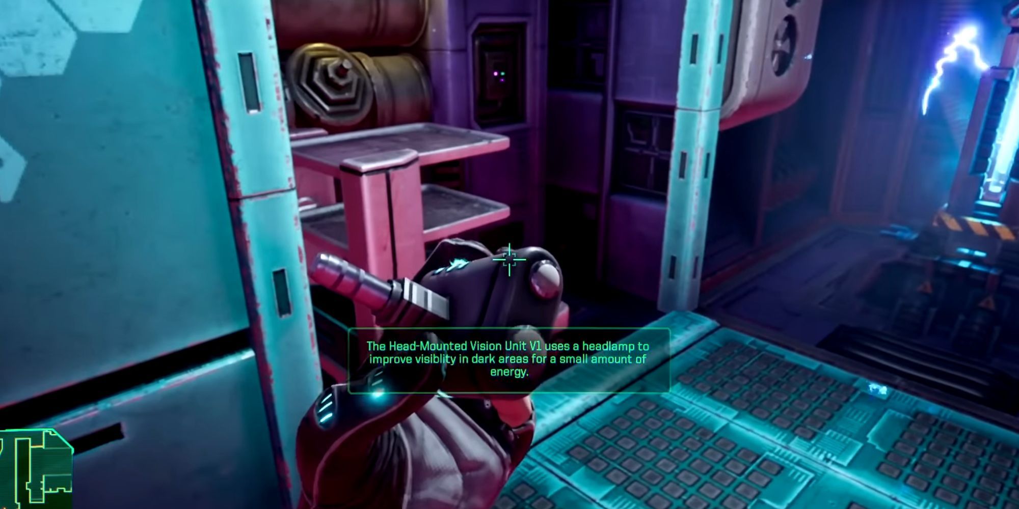 A Head-Mounted Vision Unit from System Shock.