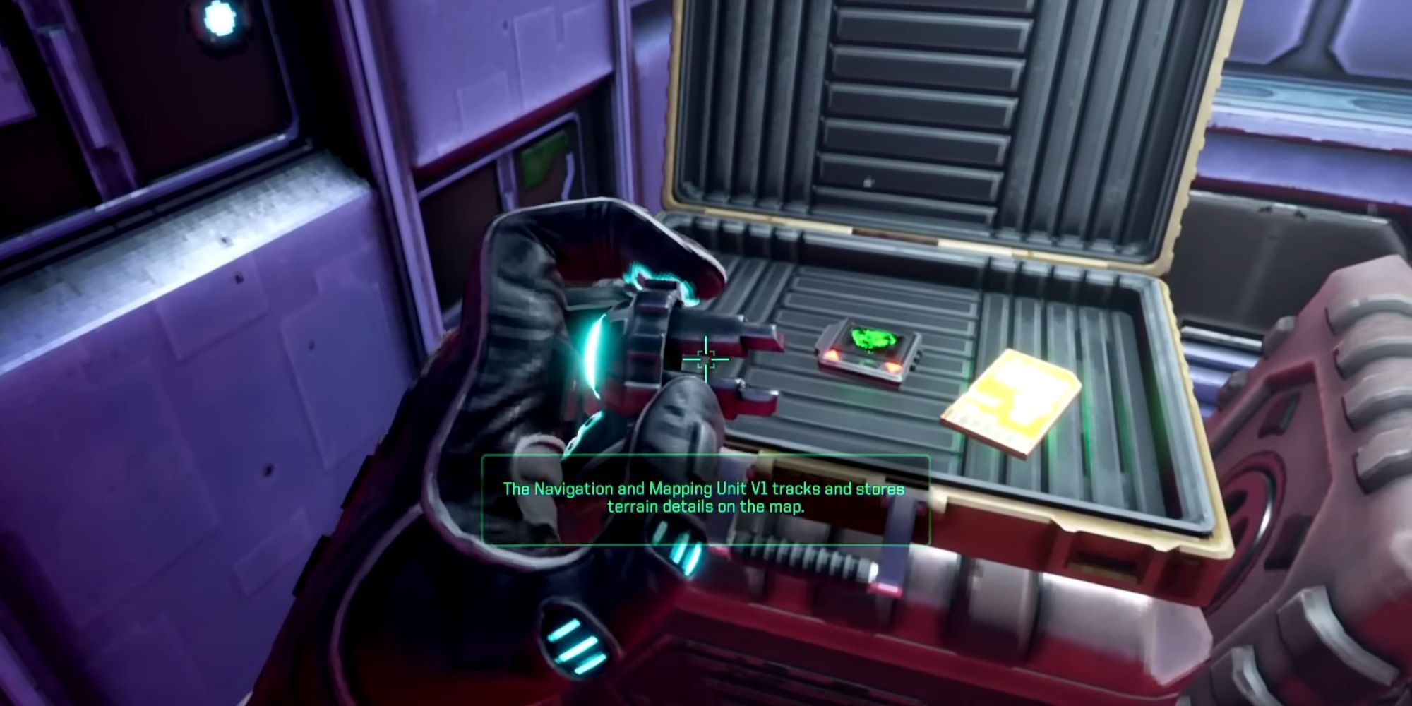 A Navigation and Mapping Unit from System Shock.