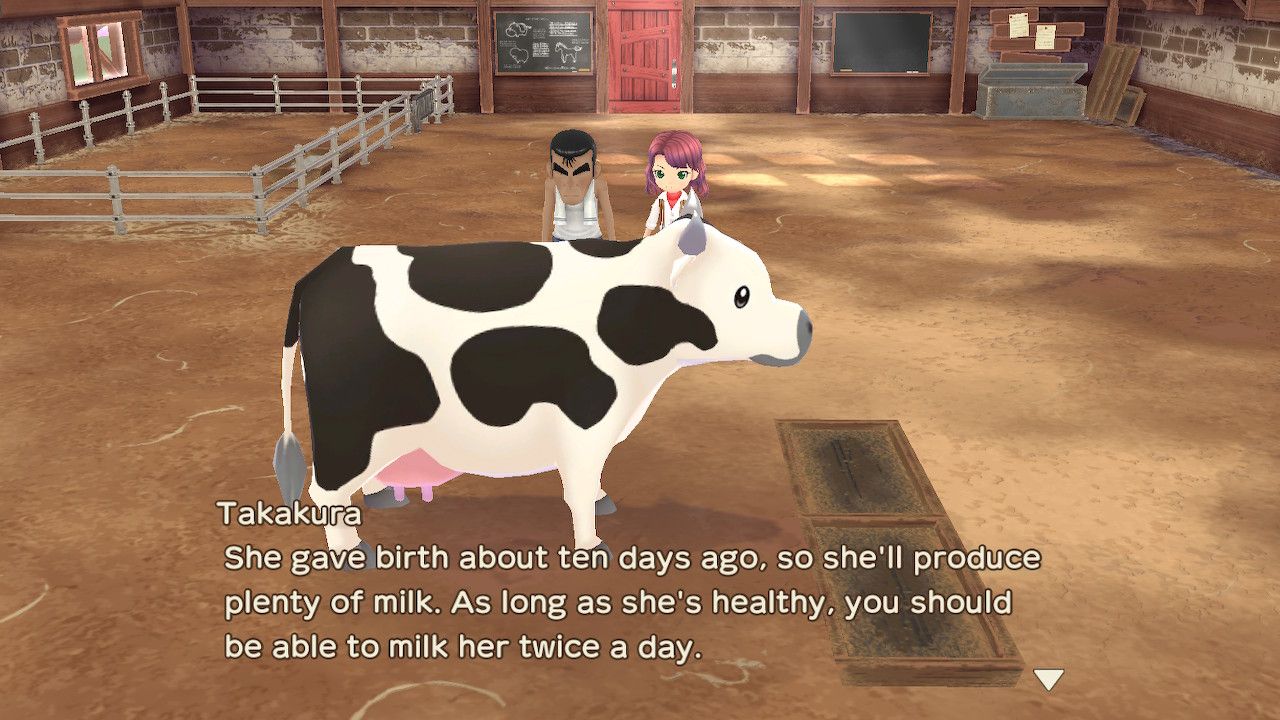 takakura explaining how to milk cows story of seasons a wonderful life livestock guide