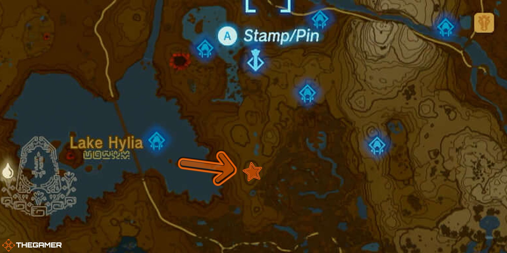 Tears of the Kingdom - Koltin's Farosh Hills location on the map