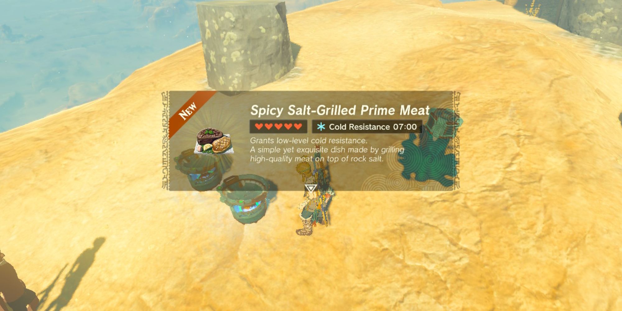 Details for a cold resistance meal made by Link.