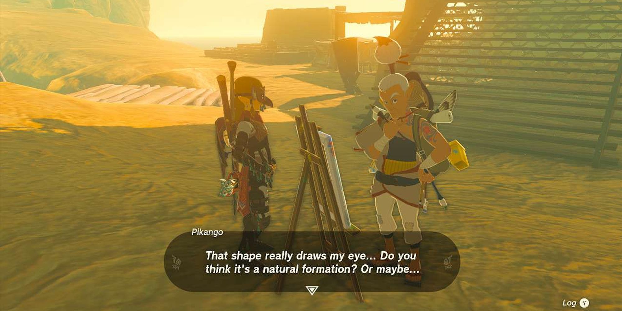 Tears Of The Kingdom Talking With Pikango