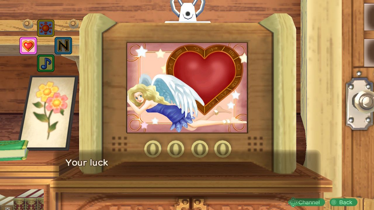 the luck channel on tv story of seasons a wonderful life what does luck do