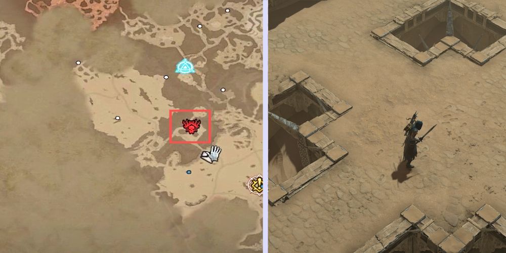 The Witch's Lair from Diablo 3 now a Stronghold in Diablo 4 location