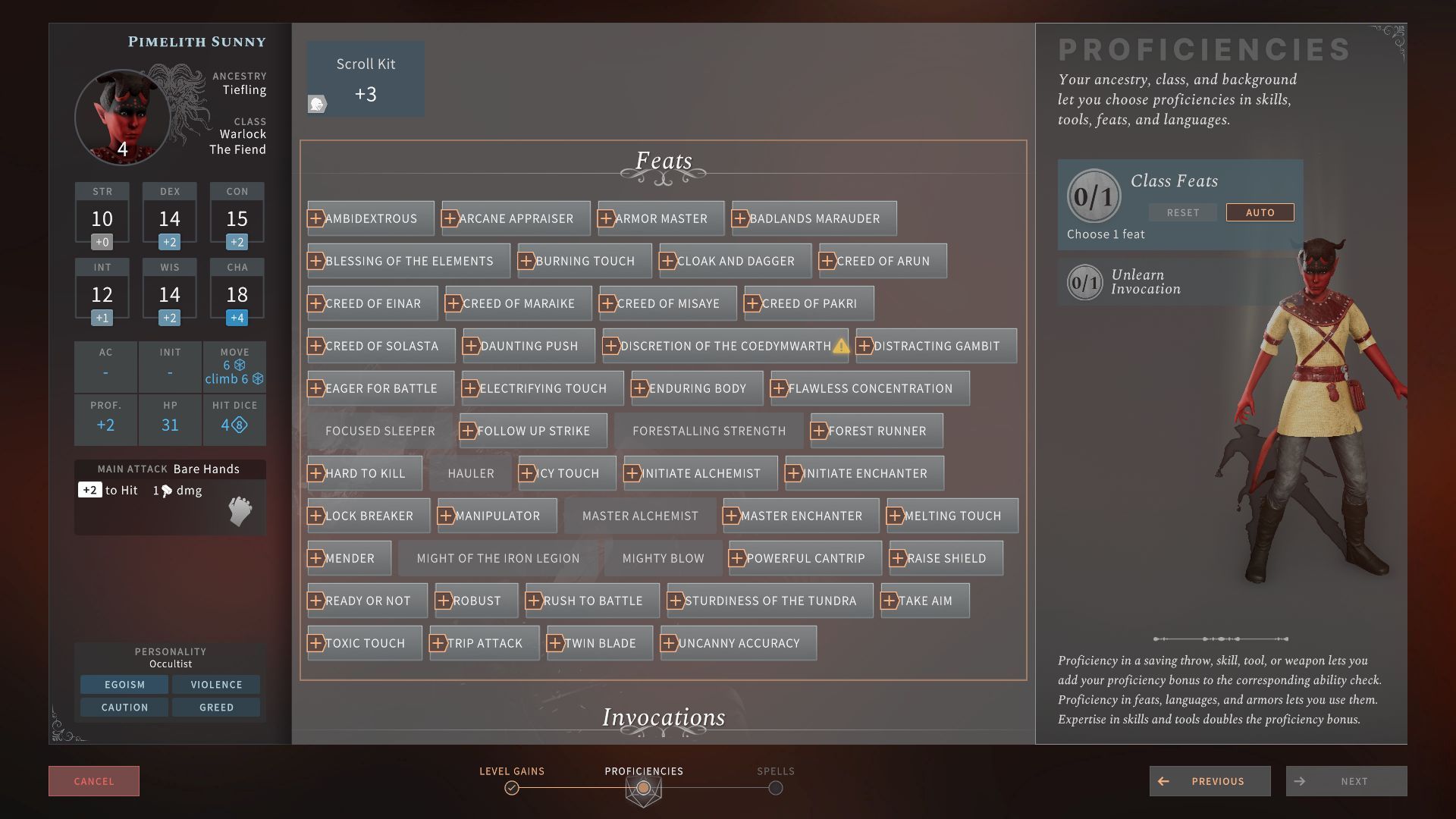 Feats provide many new customization options in Solasta