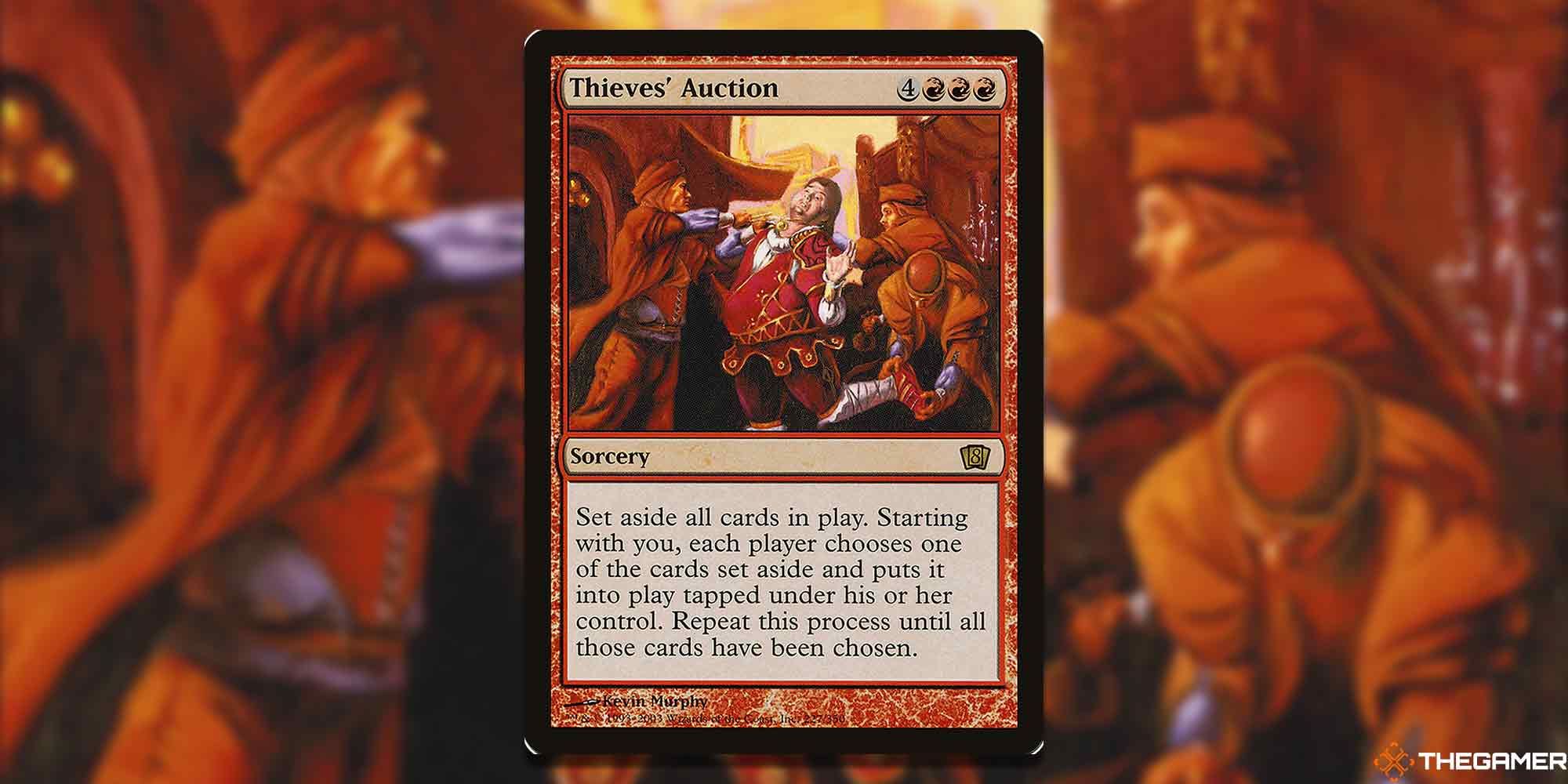 Thieves' Auction card from Magic: The Gathering.