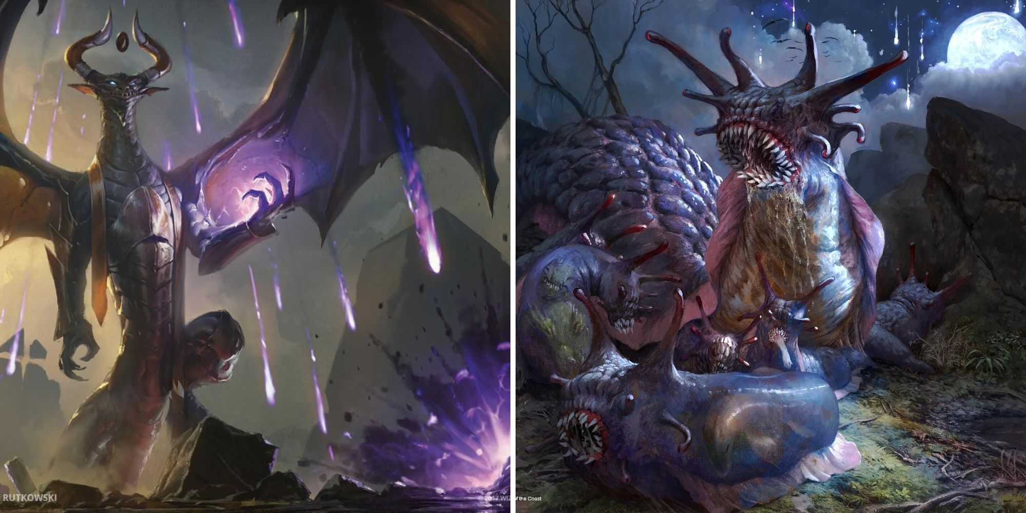 Nicol Bolas rains down fire and a giant slug makes baby slugs