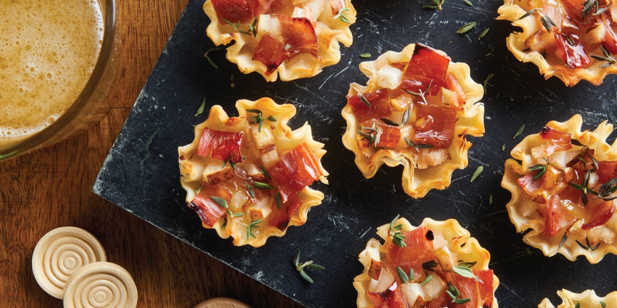 UltimateGamersCookbook Proscuitto Tarts