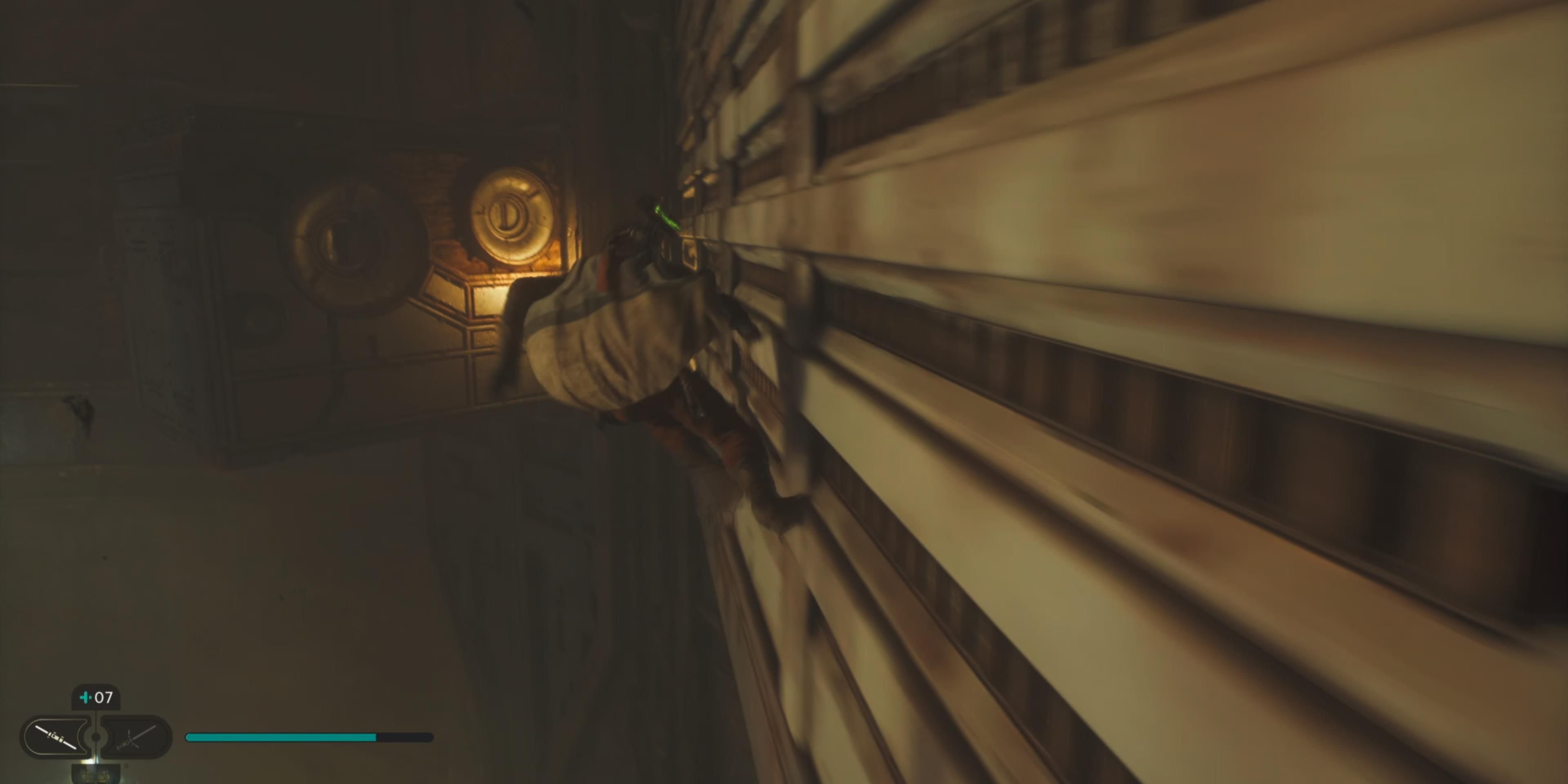 Wall run inside chamber