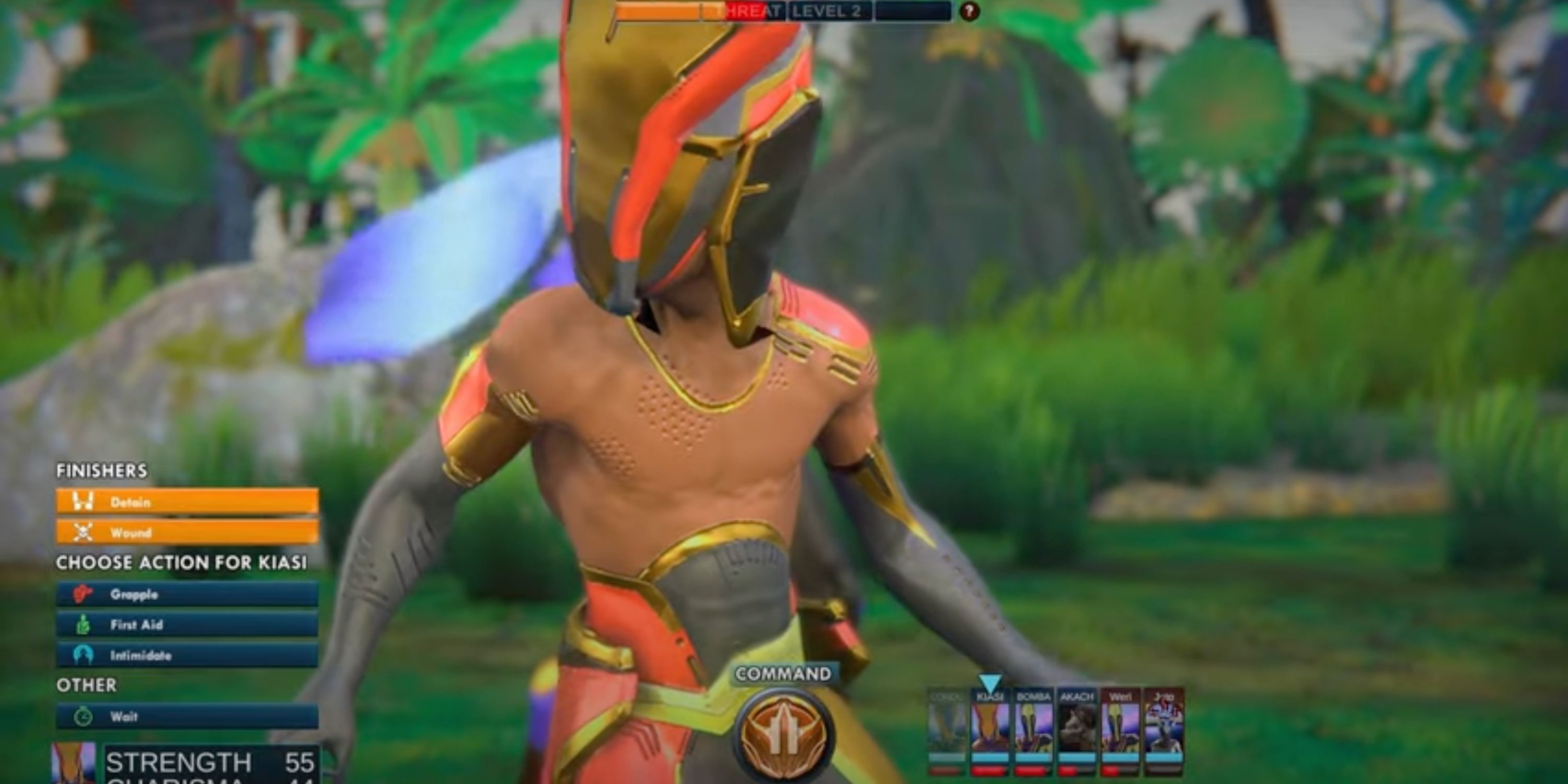 Kiasi from We Are The Caretakers Selecting an Action in a Combat Encounter