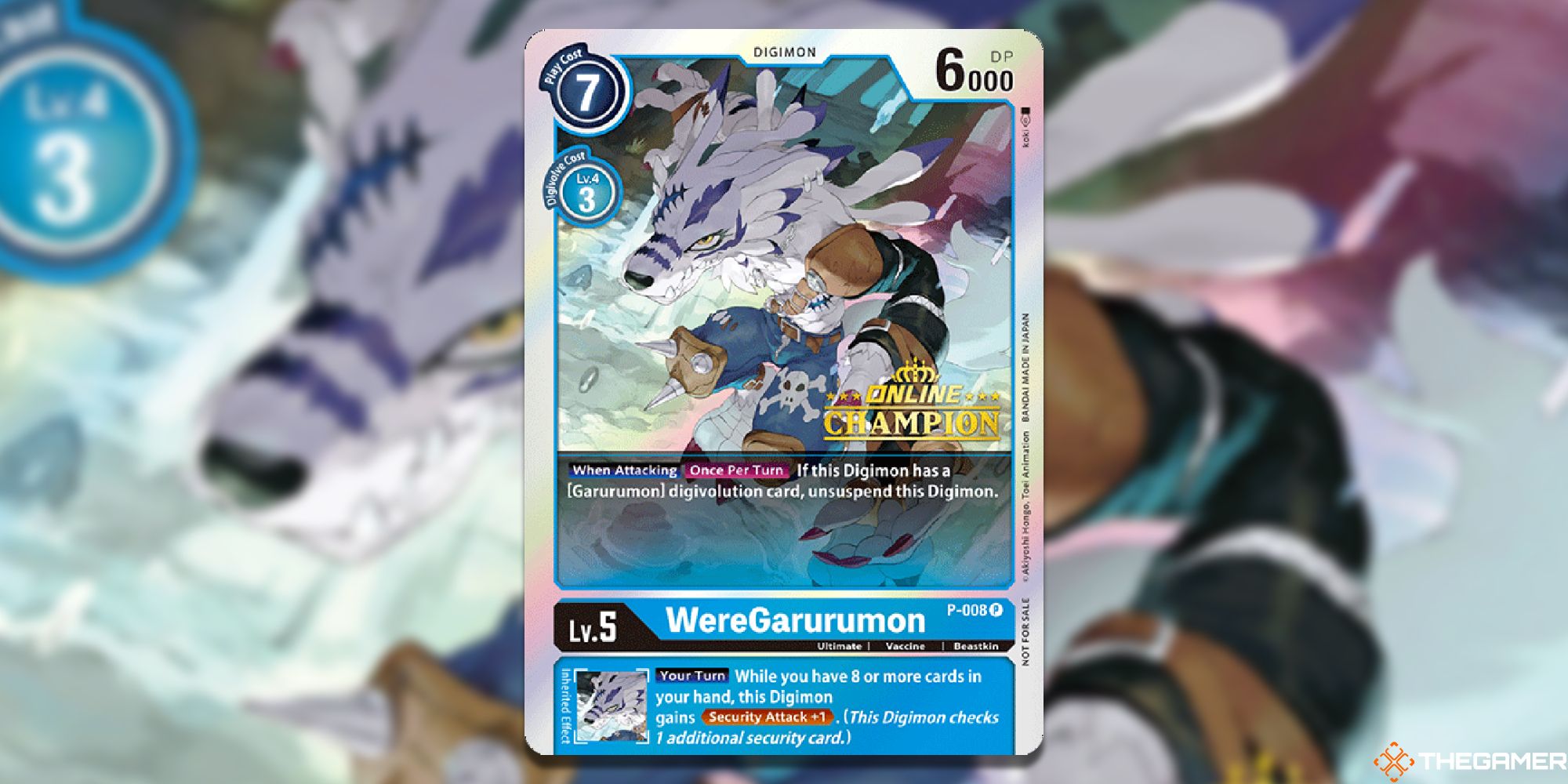 weregarurumon 2021 championship online regional digimon card game