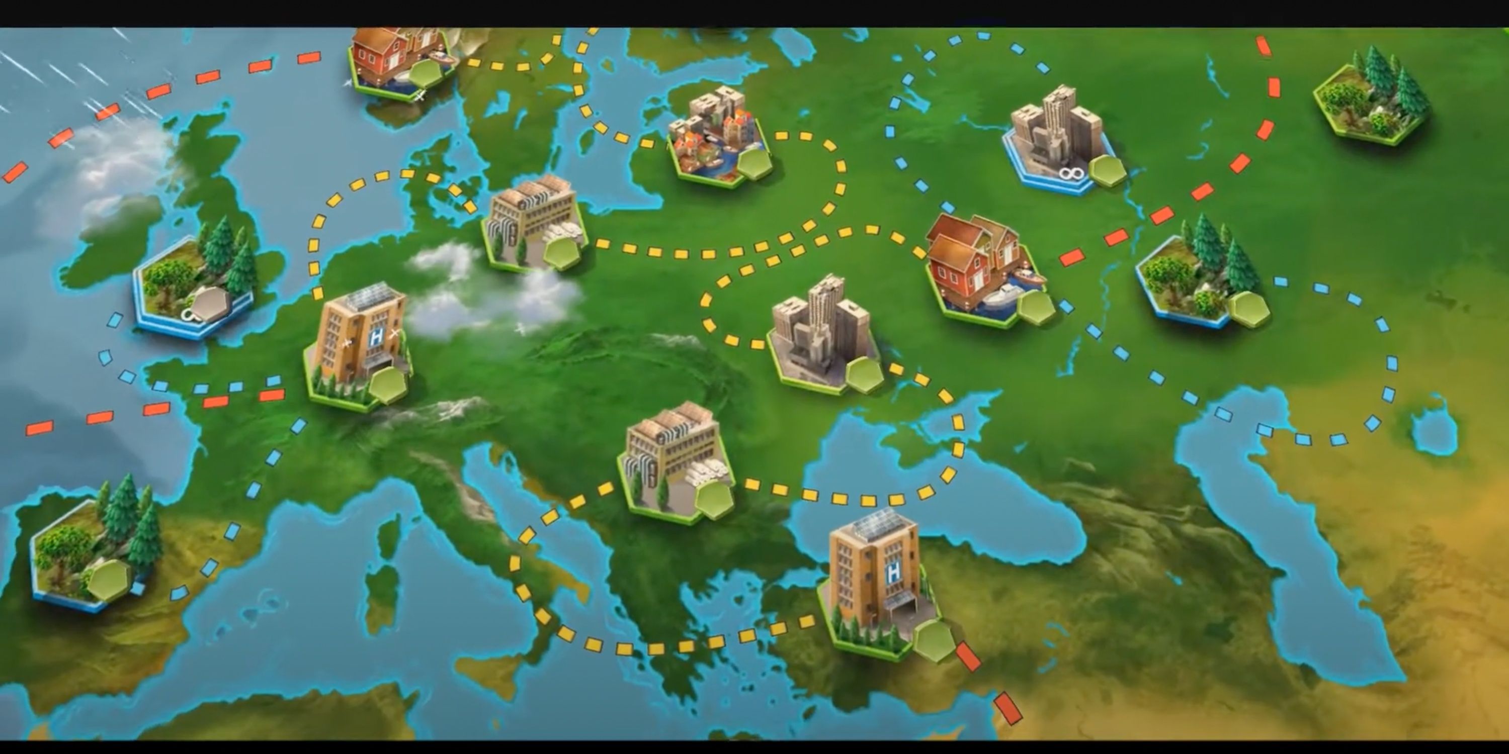 Clip of Locations in Europe in World Rescue