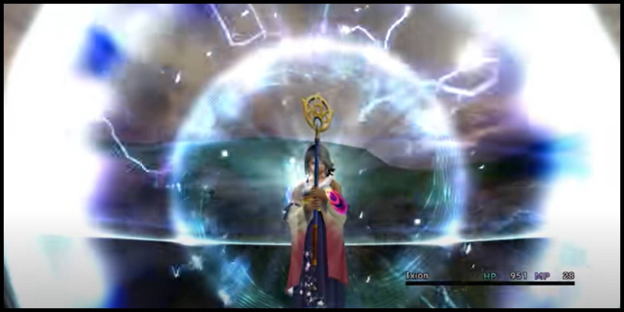 Yuna Summoning Ixion in Final Fantasy 10
