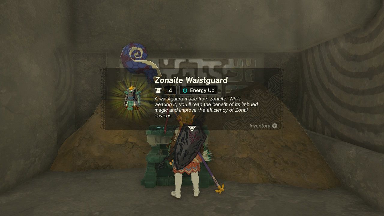 zonaite waistguard tears of the kingdom zonaite shirt location totk