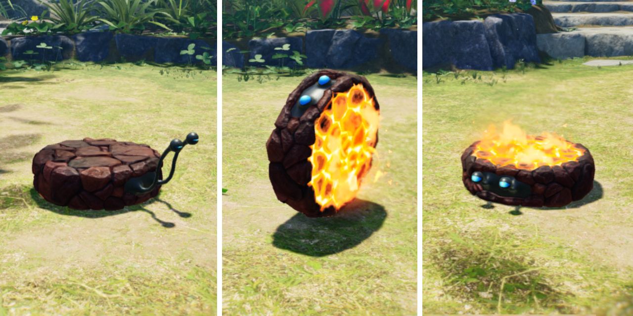 A Scorchcake in Pikmin 4