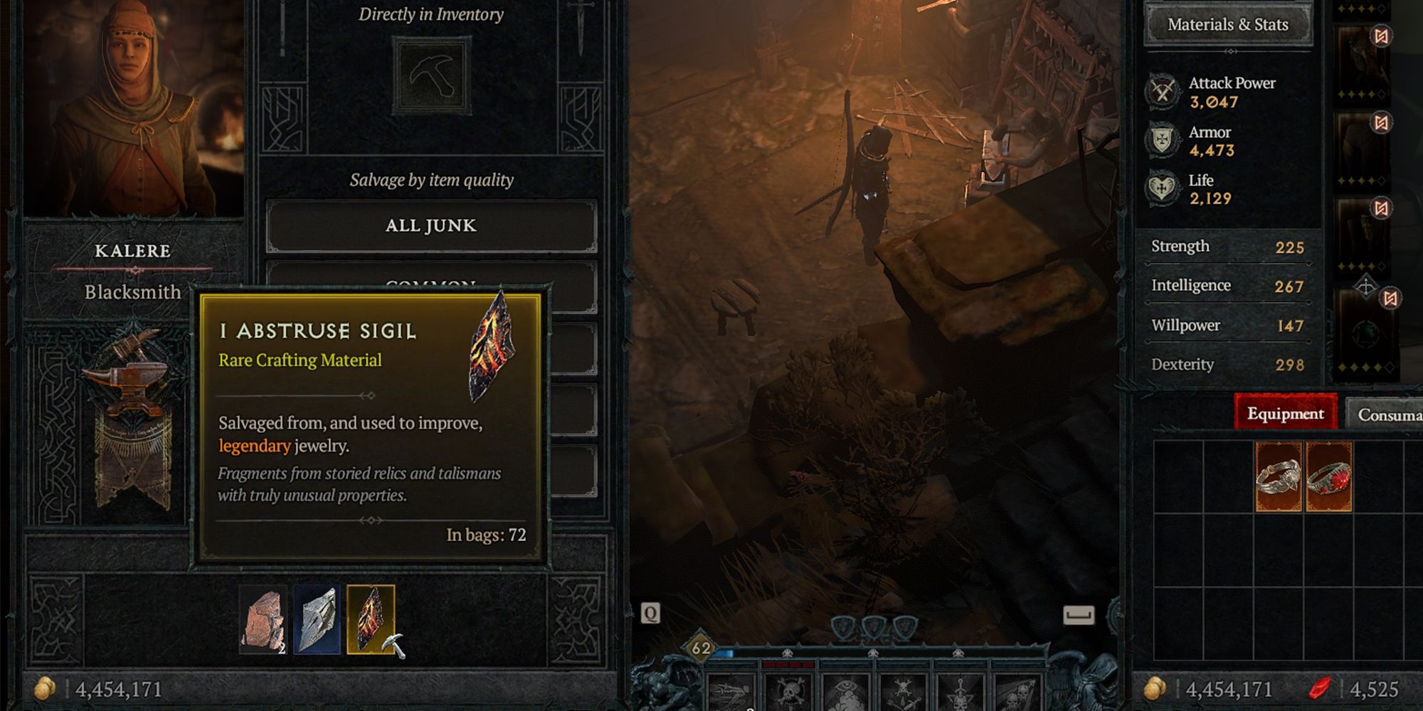 abstruse sigil obtained from salvaging jewelry at the blacksmith