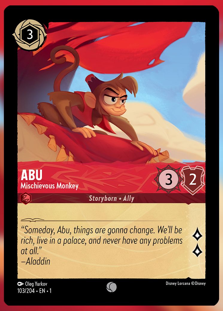 Abu, Michievous Monkey