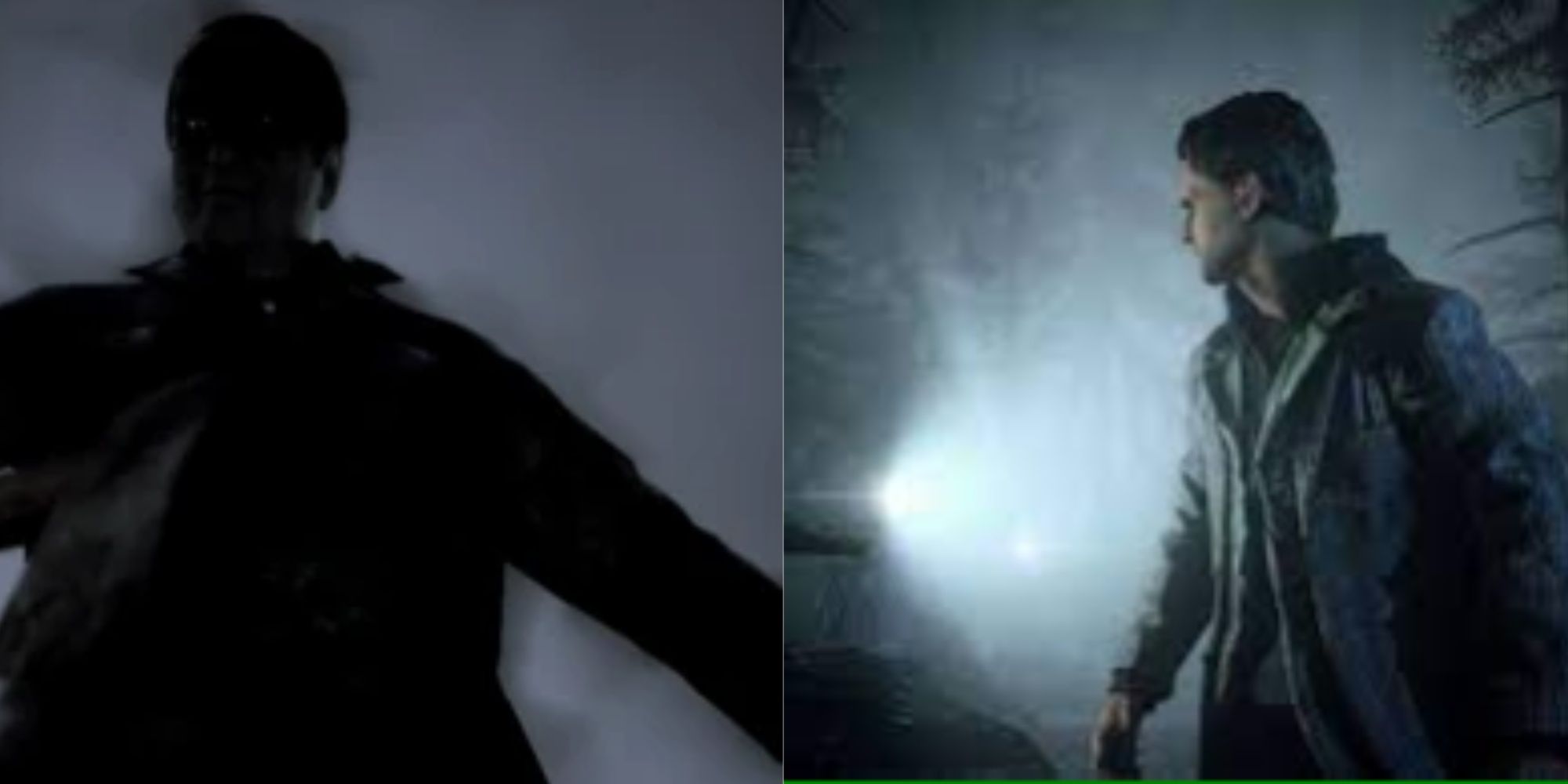 Alan Wake consumed by the darkness