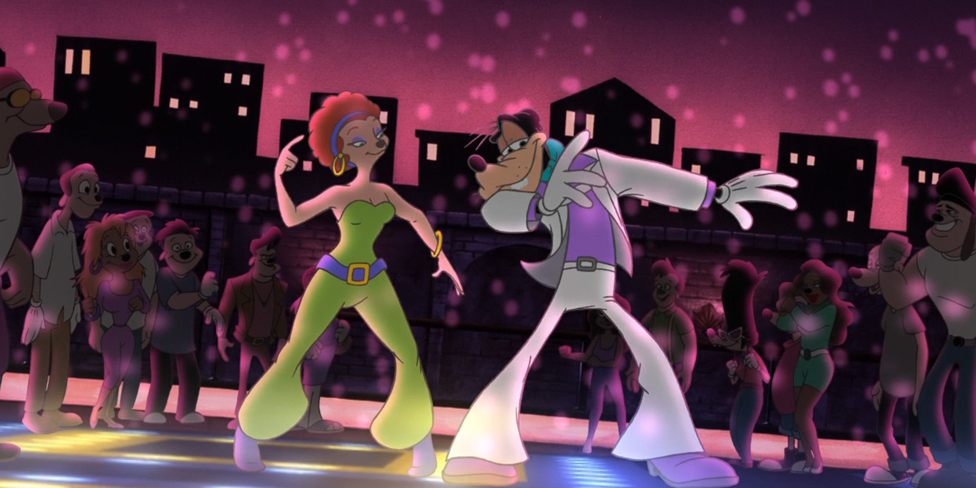 An Extremely Goofy Movie - Goofy Disco Dancing With Sylvia