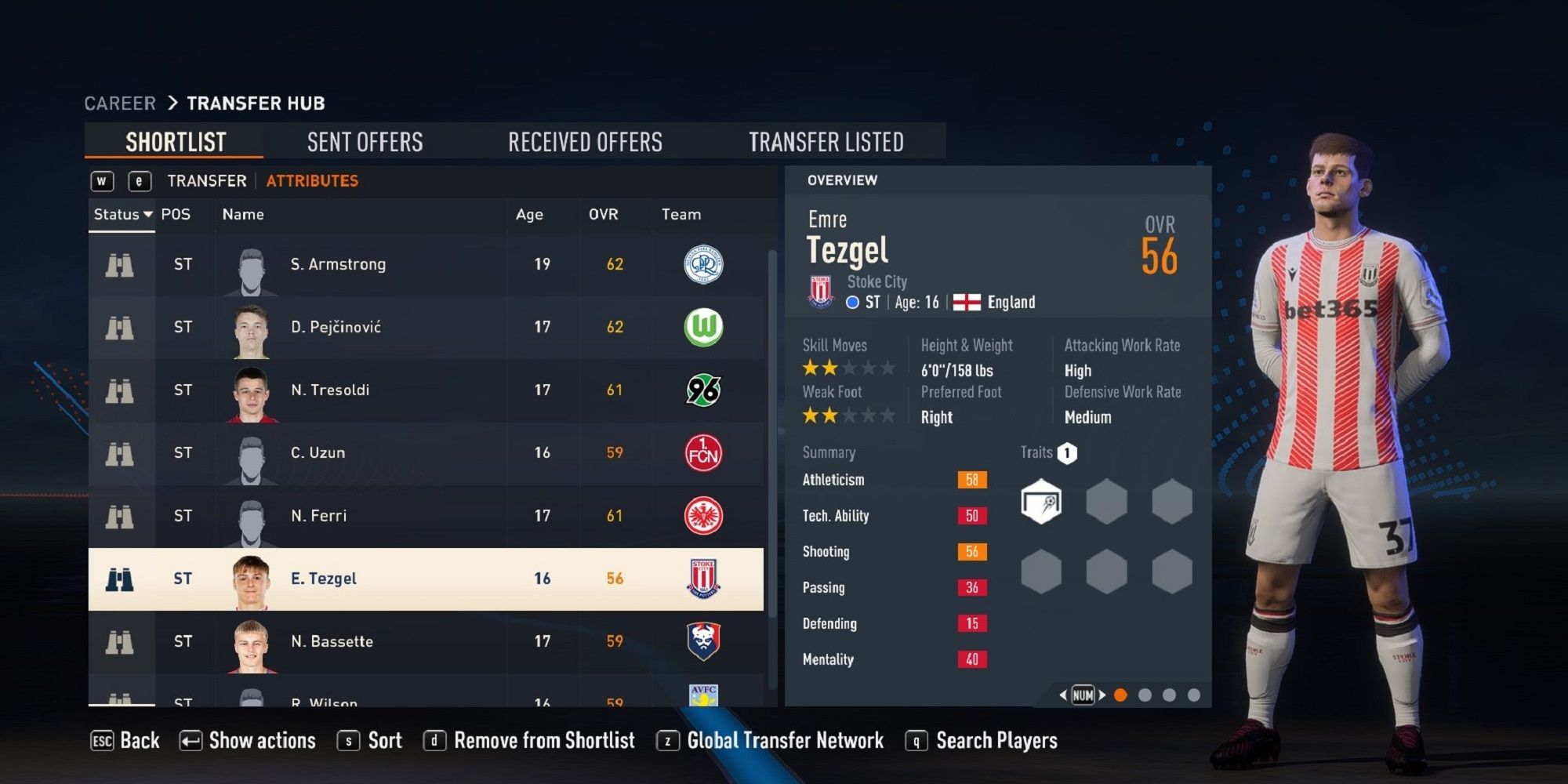 An image of Emre Tezgel in FIFA 23