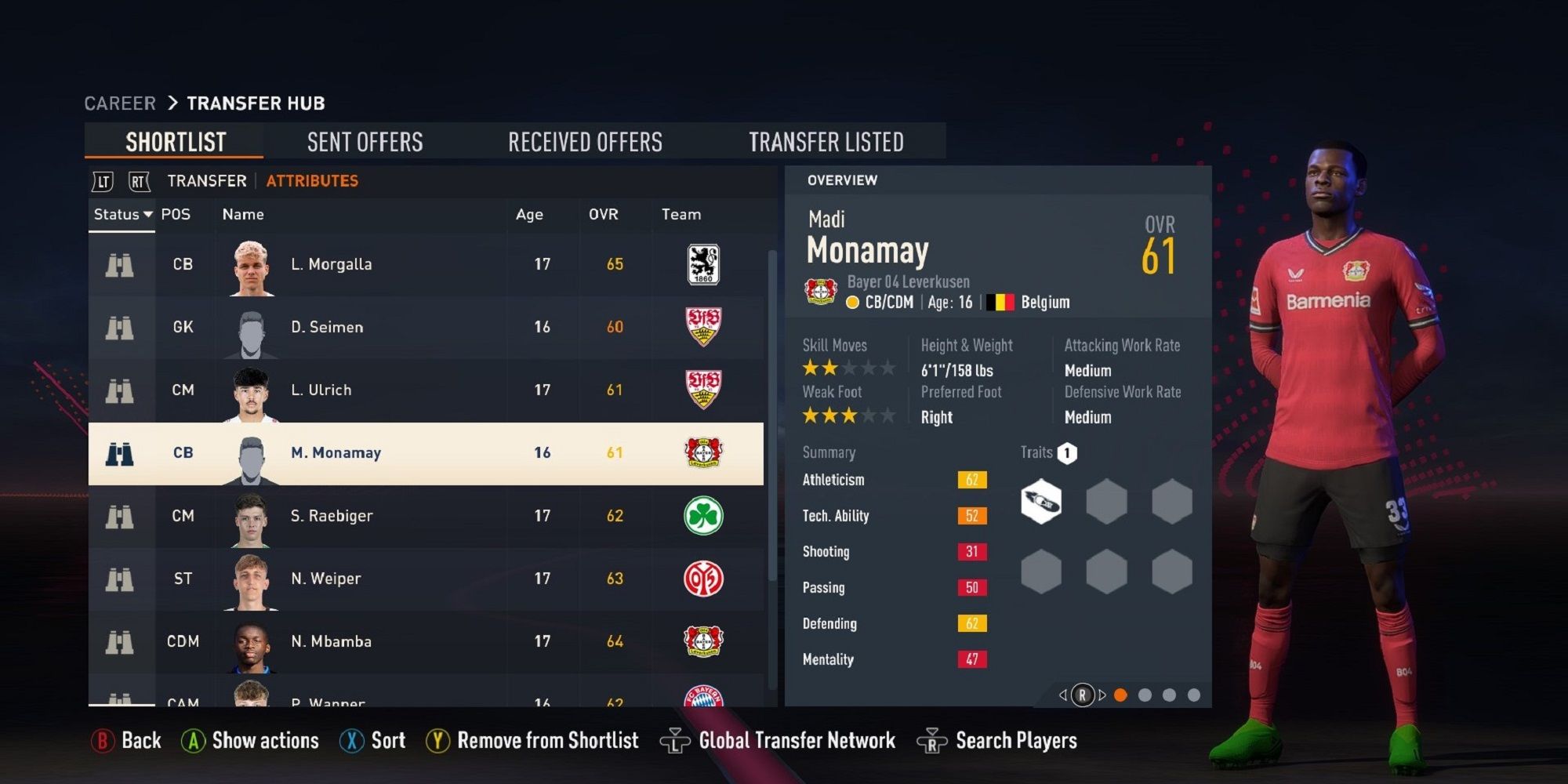 An image of Madi Monamay in FIFA 23