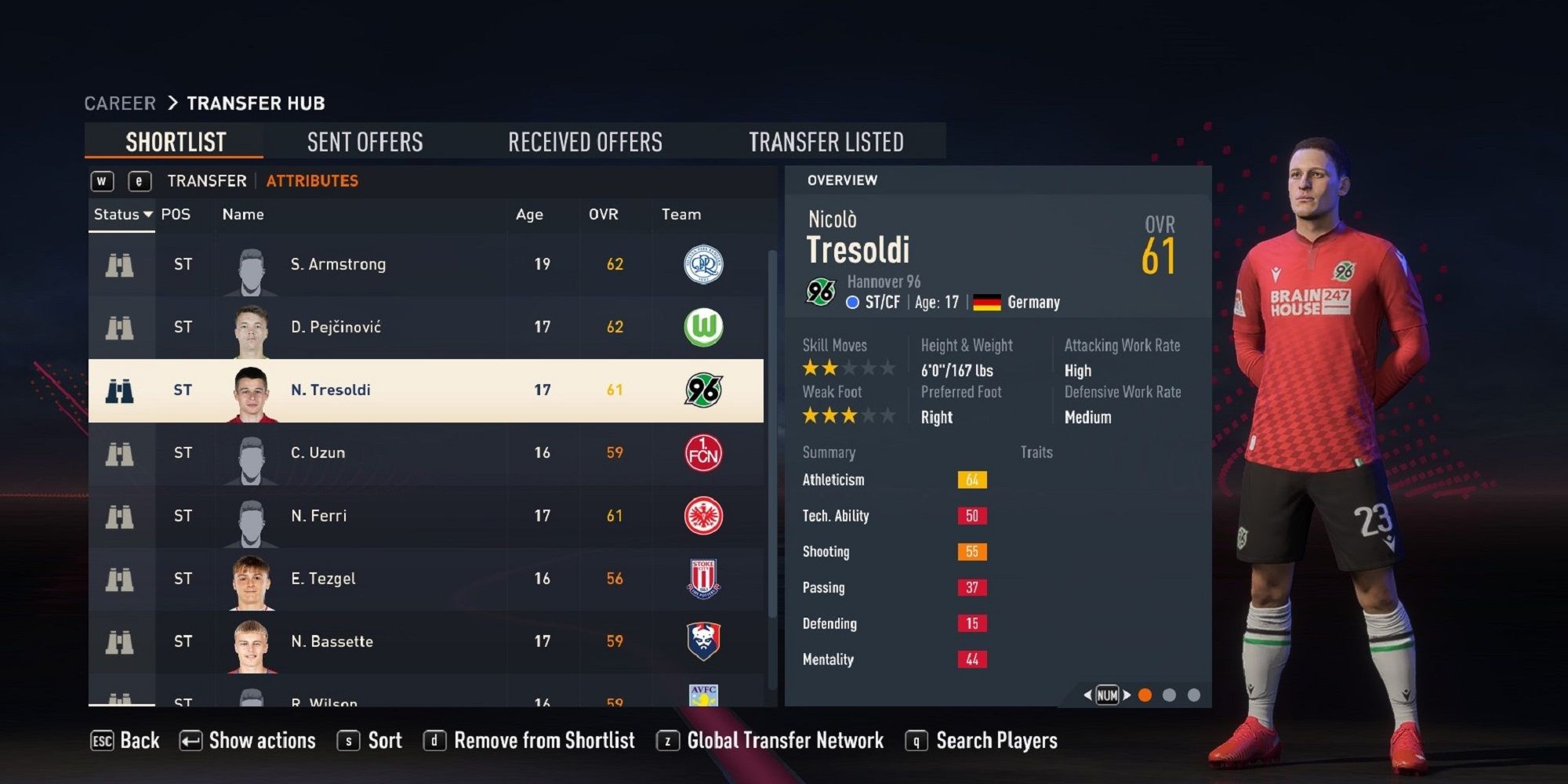 An image of Nicolo Treslodi in FIFA 23