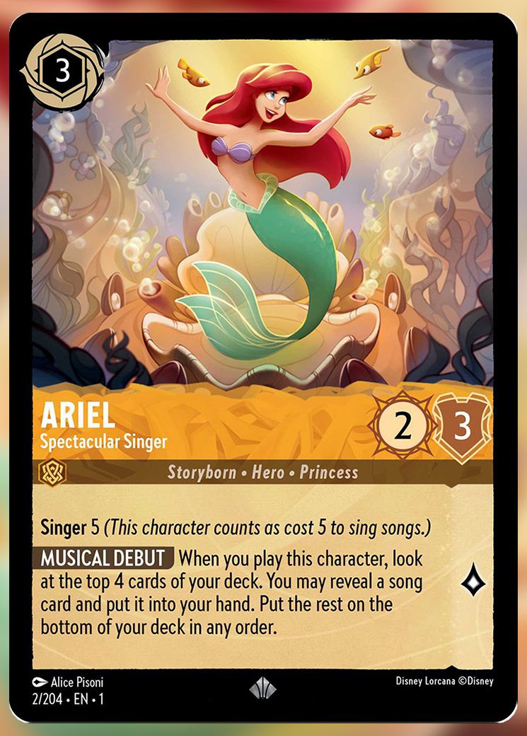Ariel, Spectacular Singer