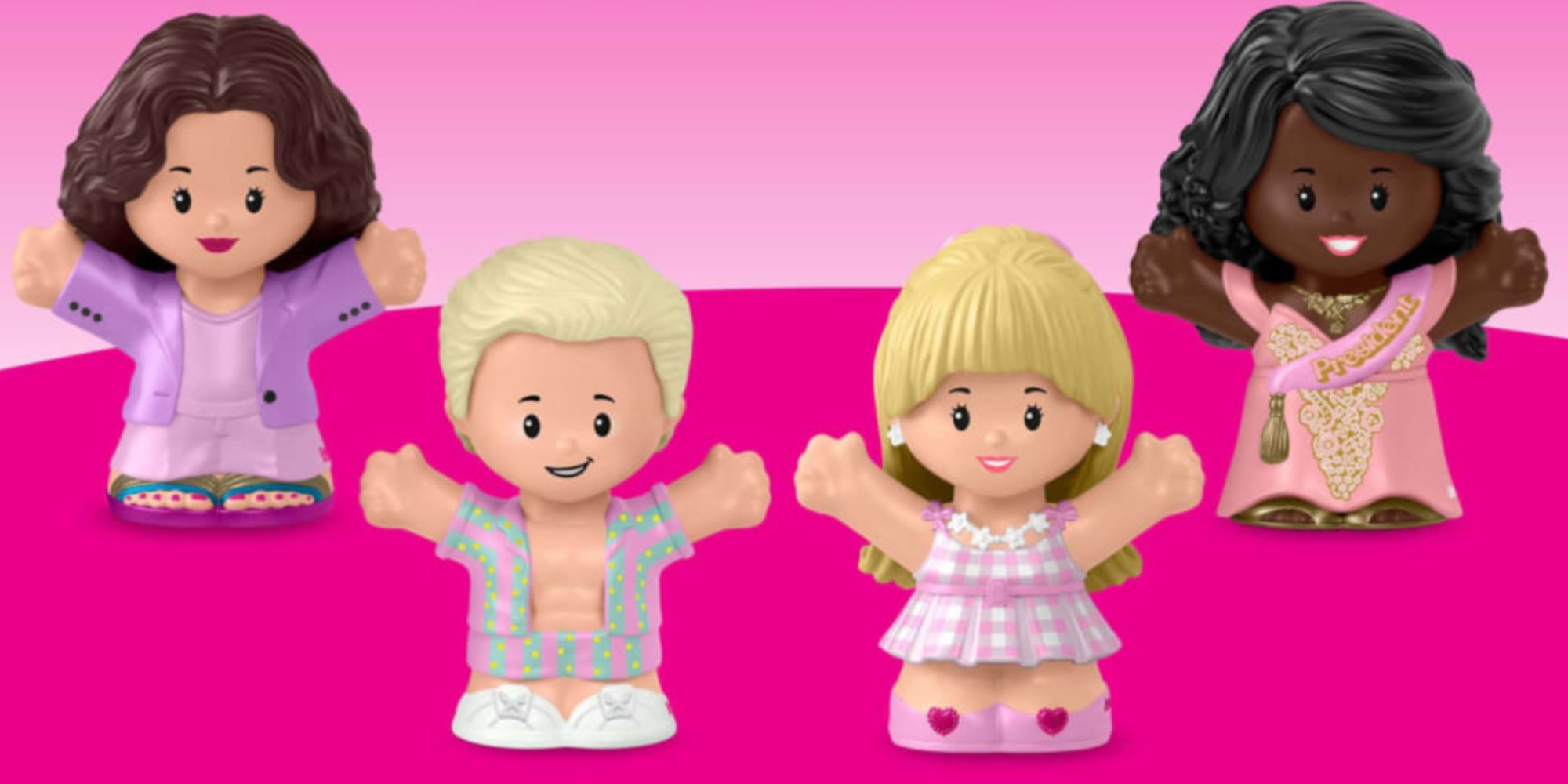 Little People Featuring Barbie The Movie Cast 