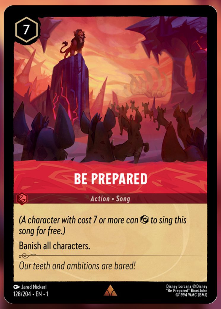 Be Prepared