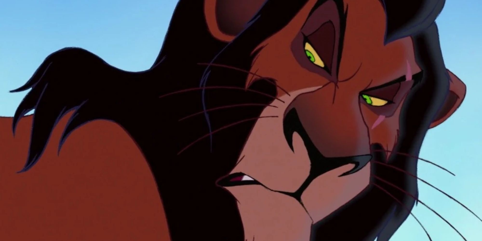 Close-up of Scar from Lion King
