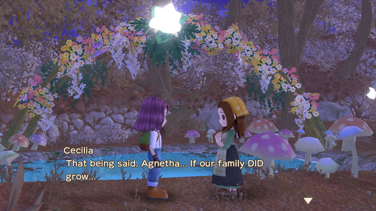 cecilia asking about having a child
