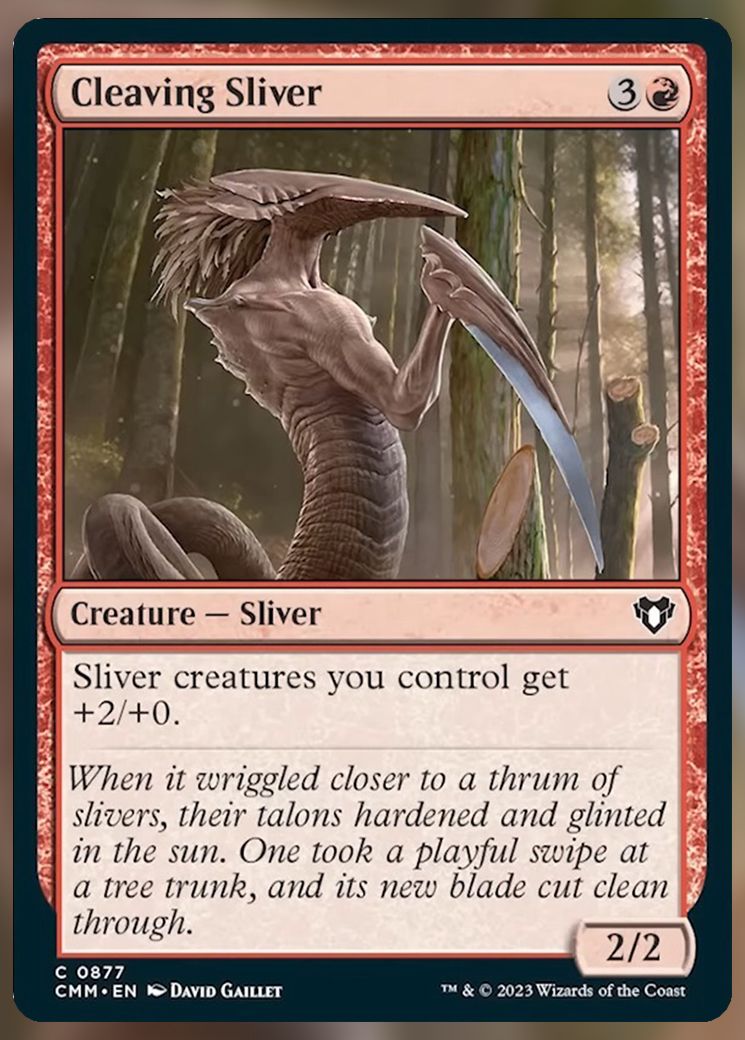 Cleaving Sliver