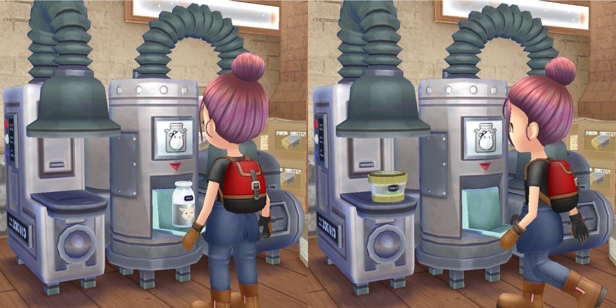 story of seasons a wonderful life processing room making goat butter