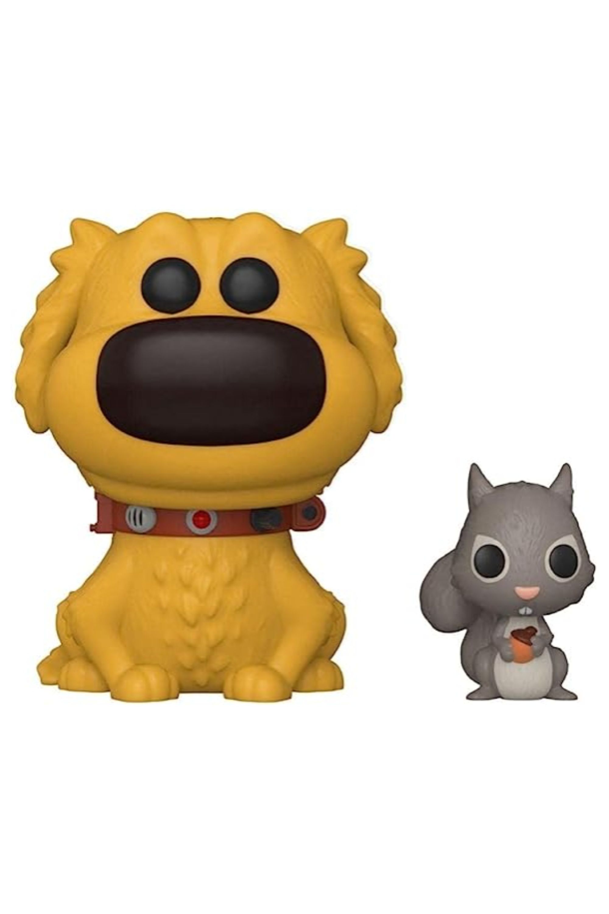 dug and squirrel from Up as funko pops