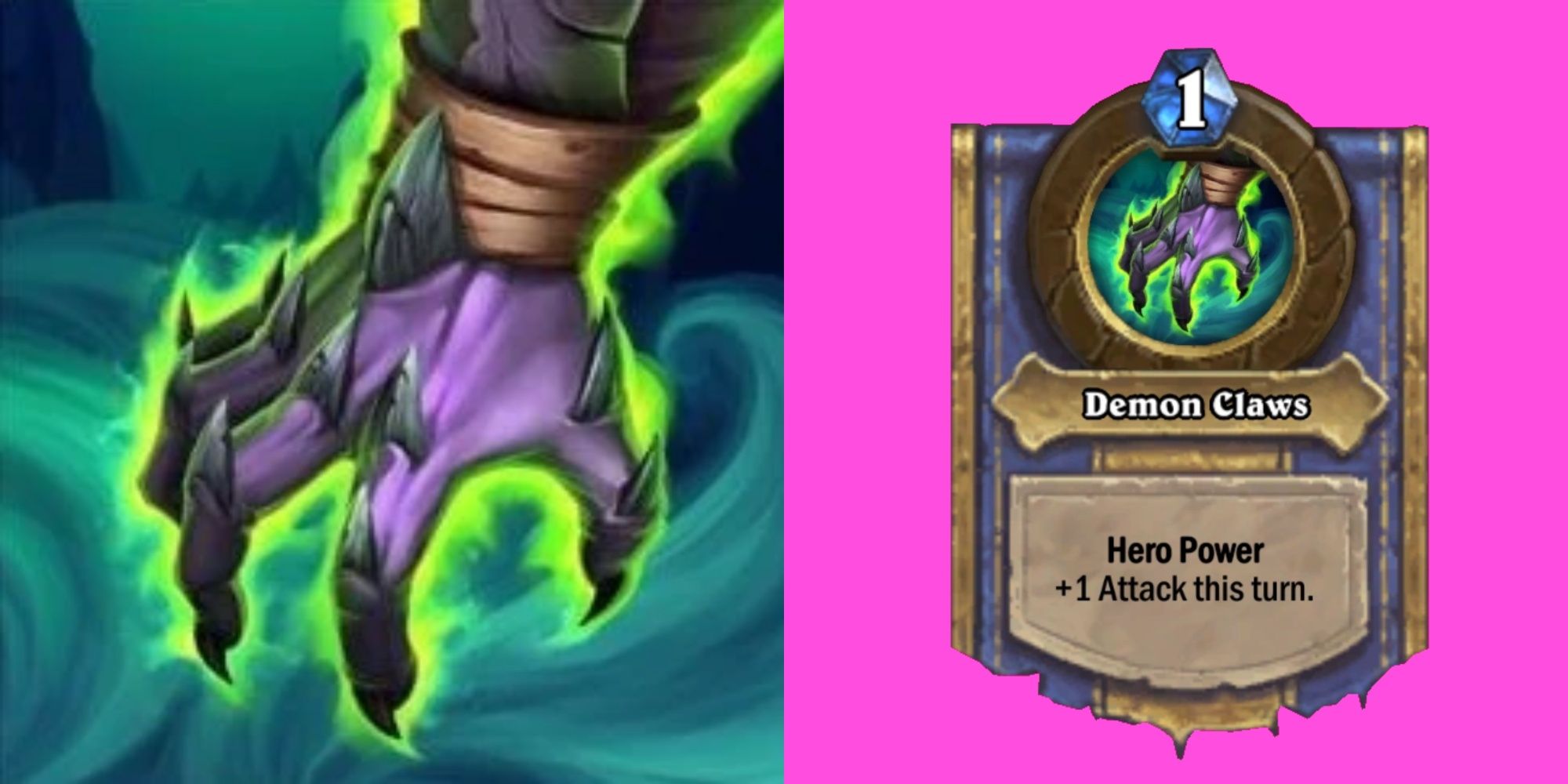 Demon Claws Demon Hunter Hero Power Hearthstone