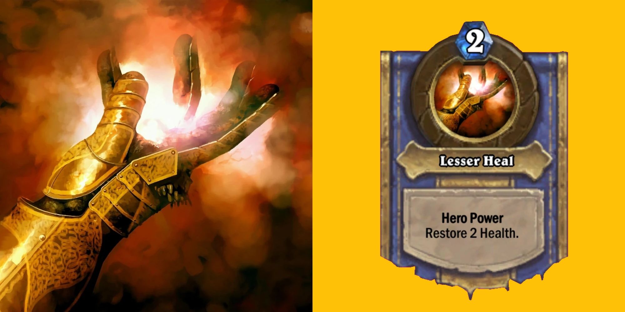 Lesser Heal Priest Hero Power Hearthstone