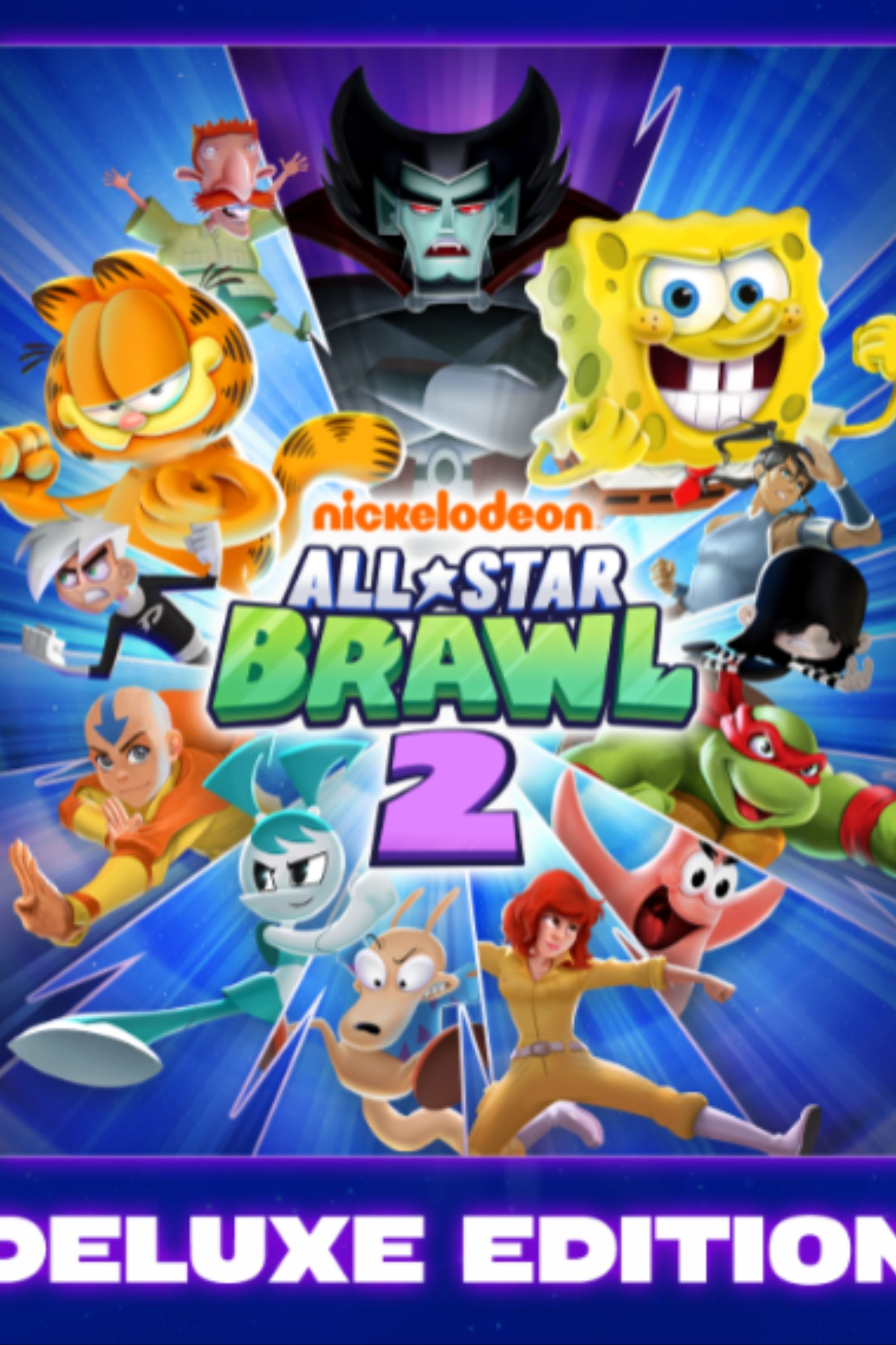 nickelodeon all-star brawl 2 deluxe edition cover art