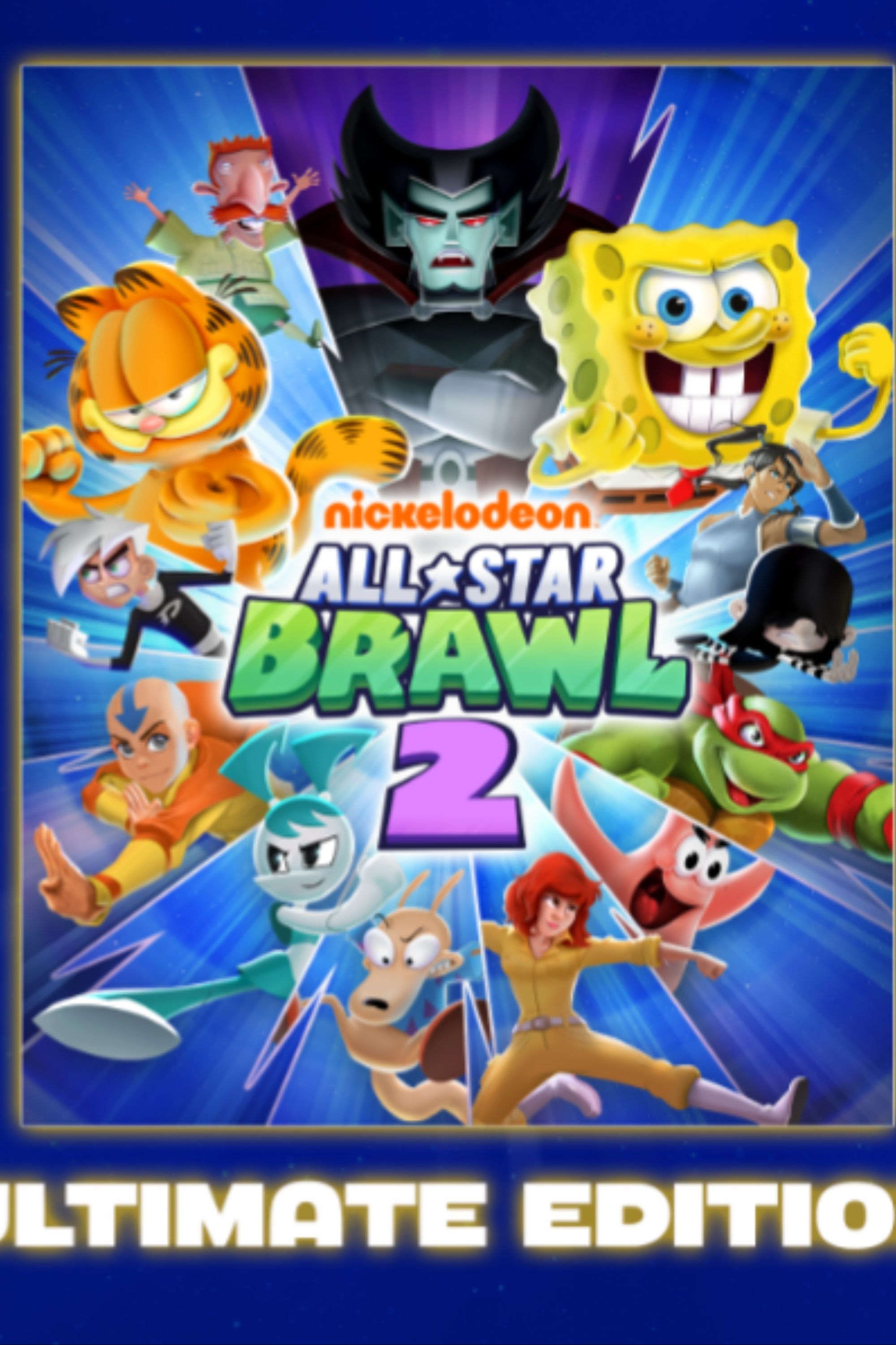 nickelodeon all-star brawl 2 ultimate edition cover art