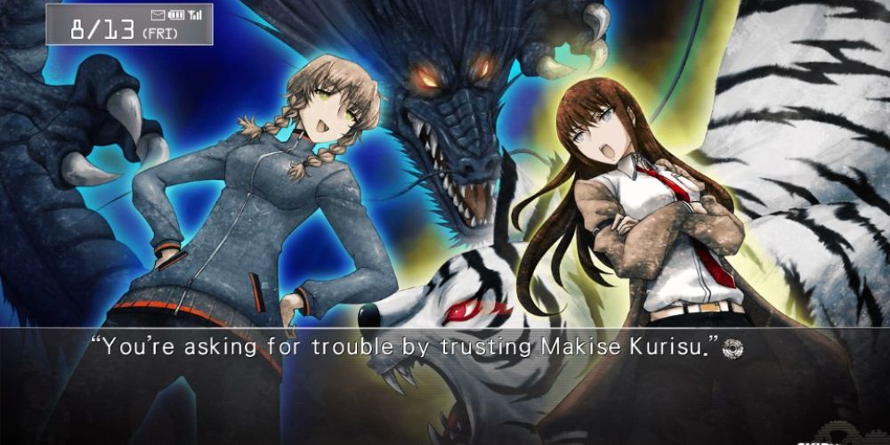 Confrontation between Suzuha and Kurisu