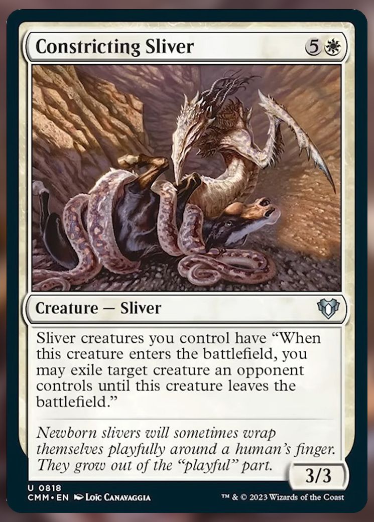Constricting Sliver