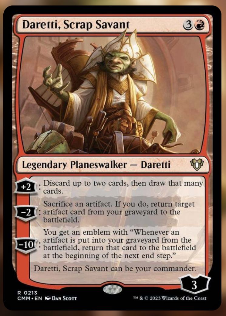 Daretti, Scrap Savant